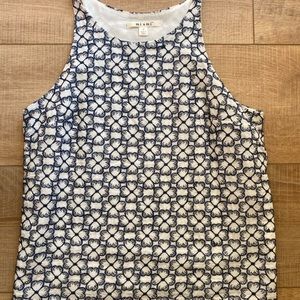Francescias tank top. Navy and white floral. Super cute! Size small